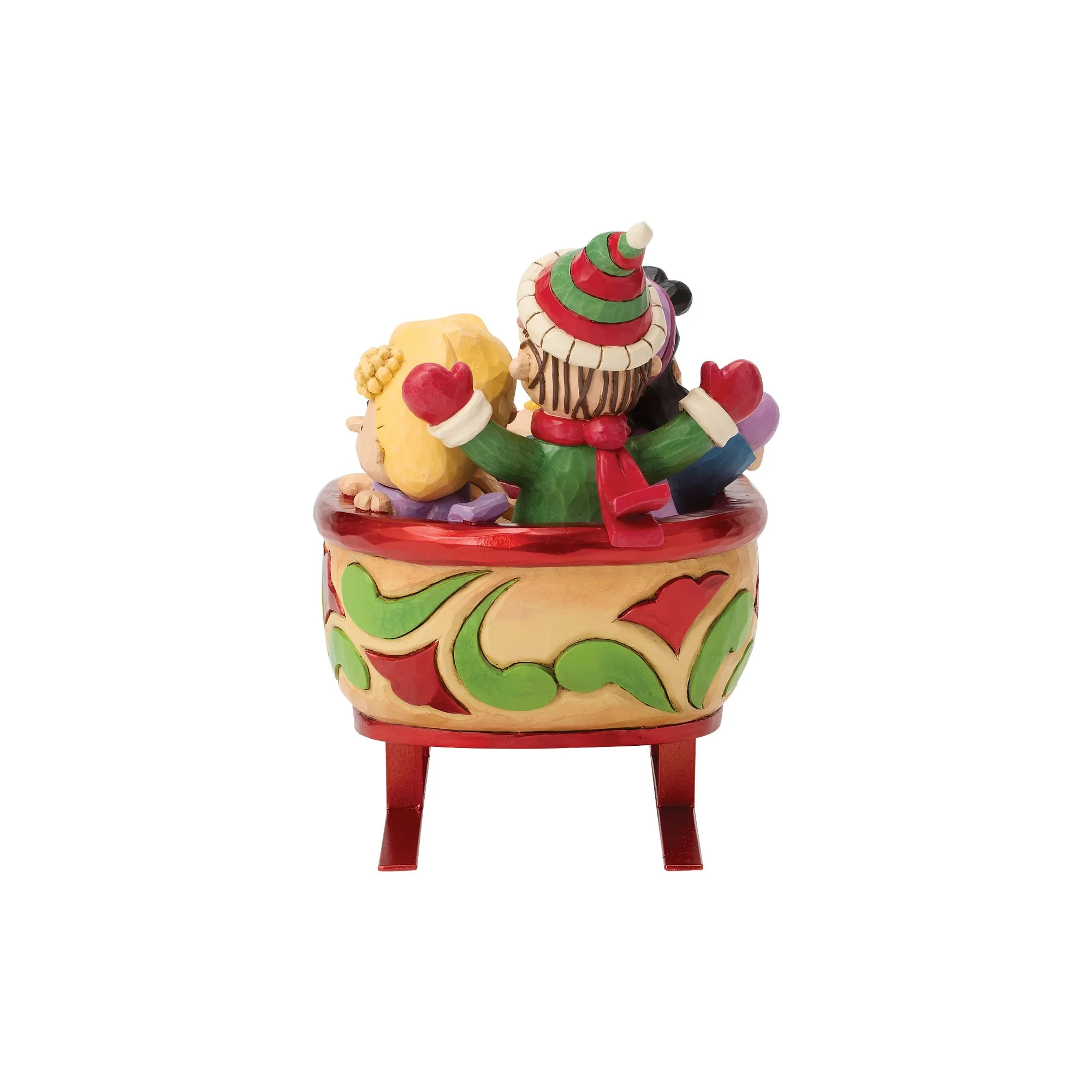 A Sleigh Ride to Remember (Snoopy and Friends in Sleigh Figurine) - Image 4