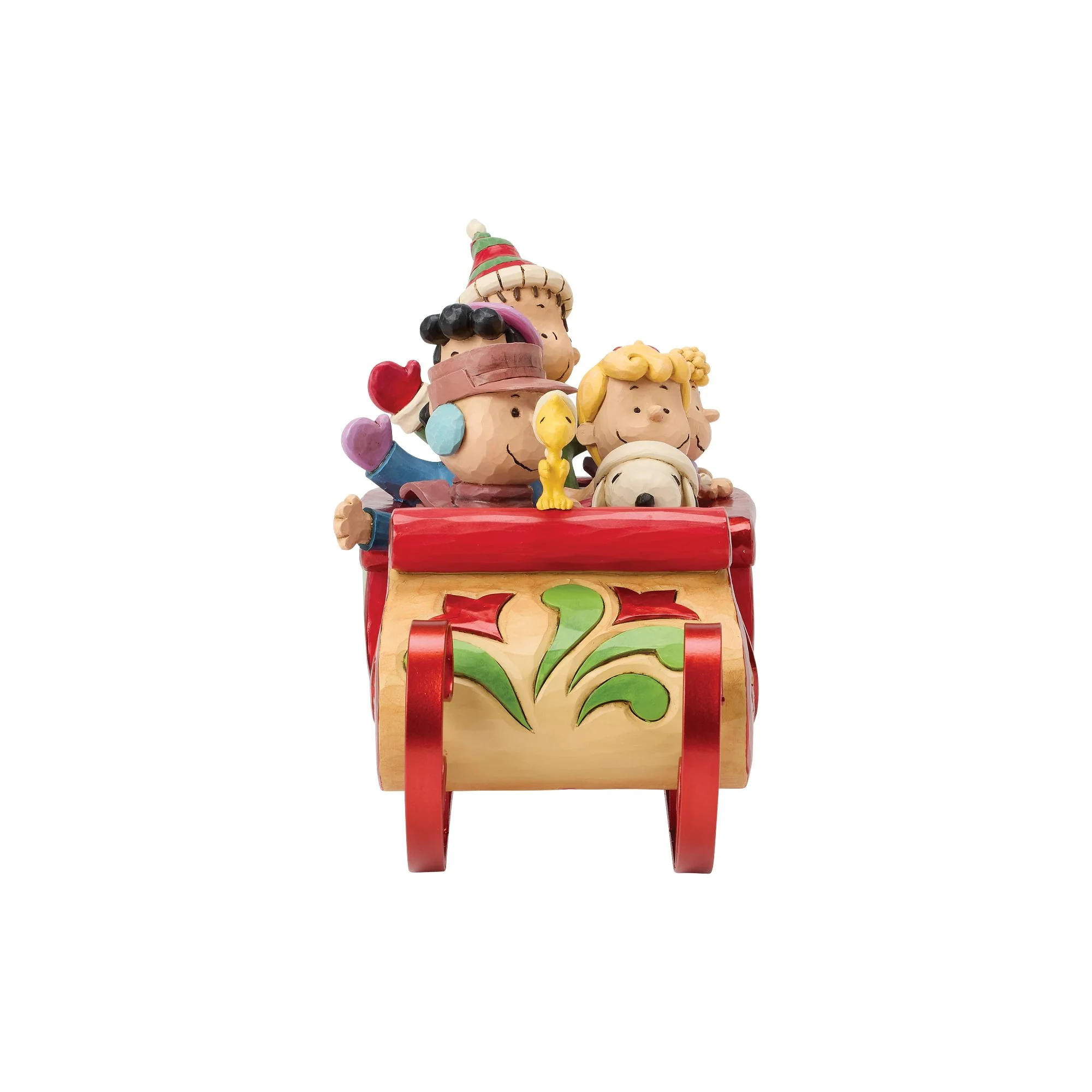 A Sleigh Ride to Remember (Snoopy and Friends in Sleigh Figurine) - Image 6