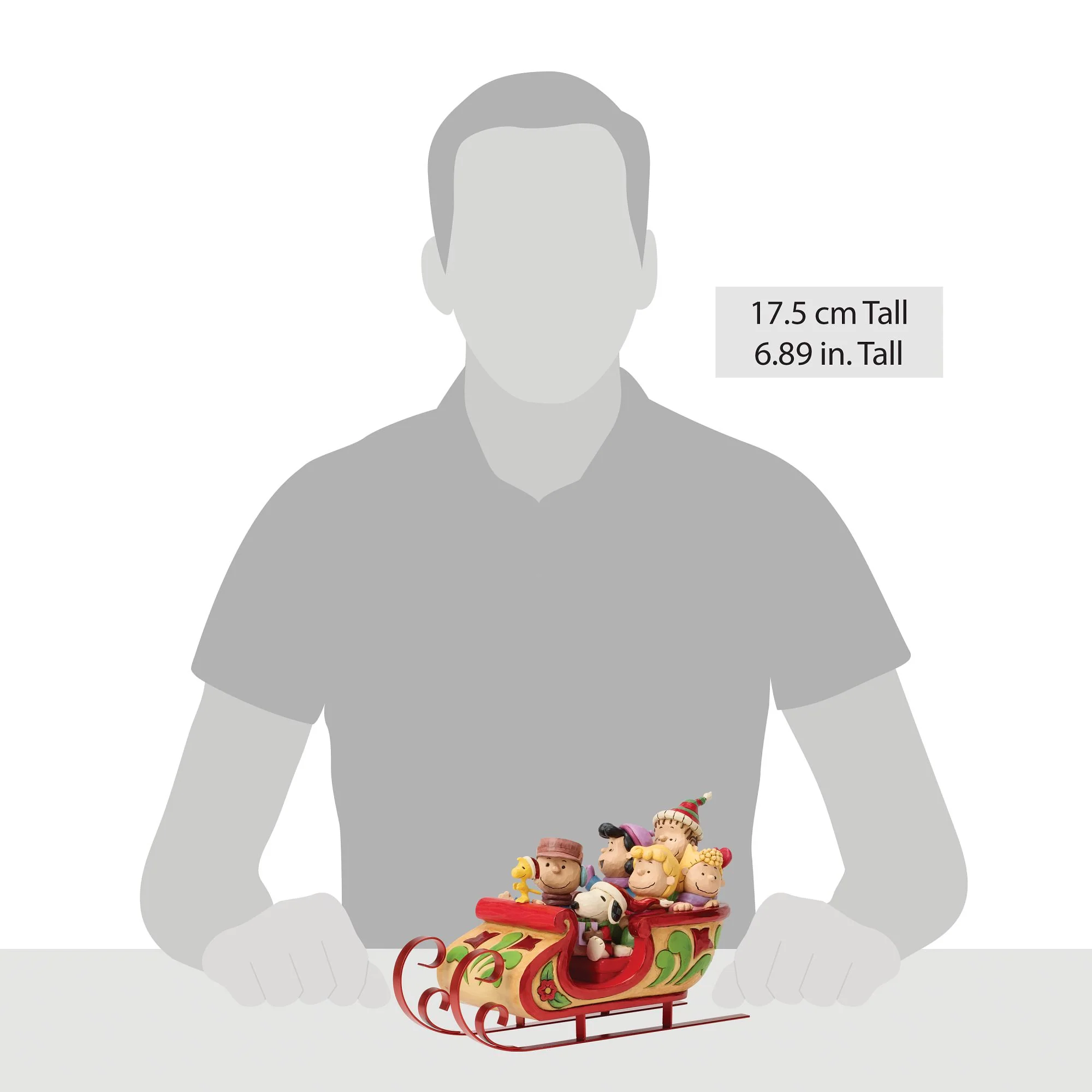 A Sleigh Ride to Remember (Snoopy and Friends in Sleigh Figurine) - Image 7
