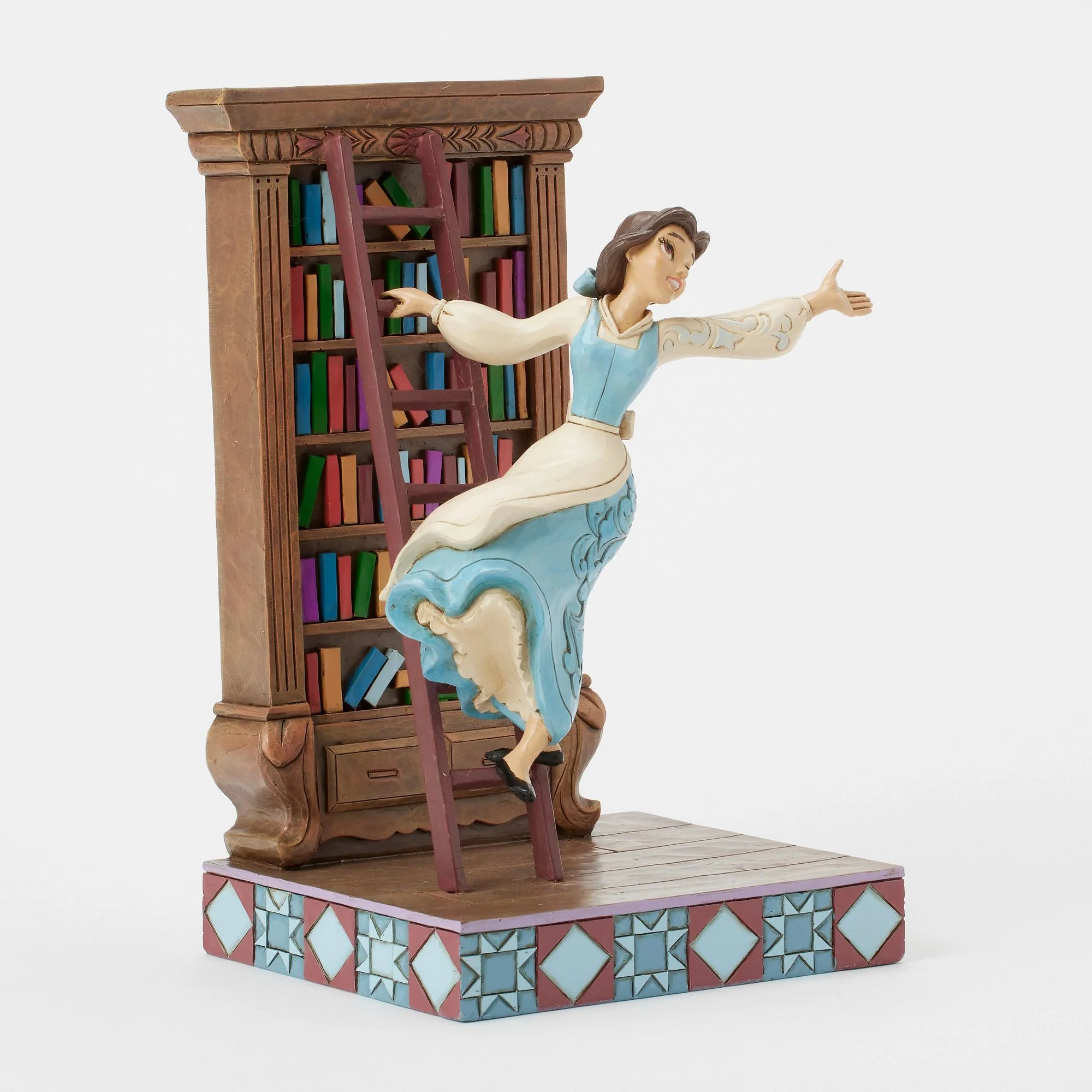 A World of Books (Belle on Bookcase) - Image 3
