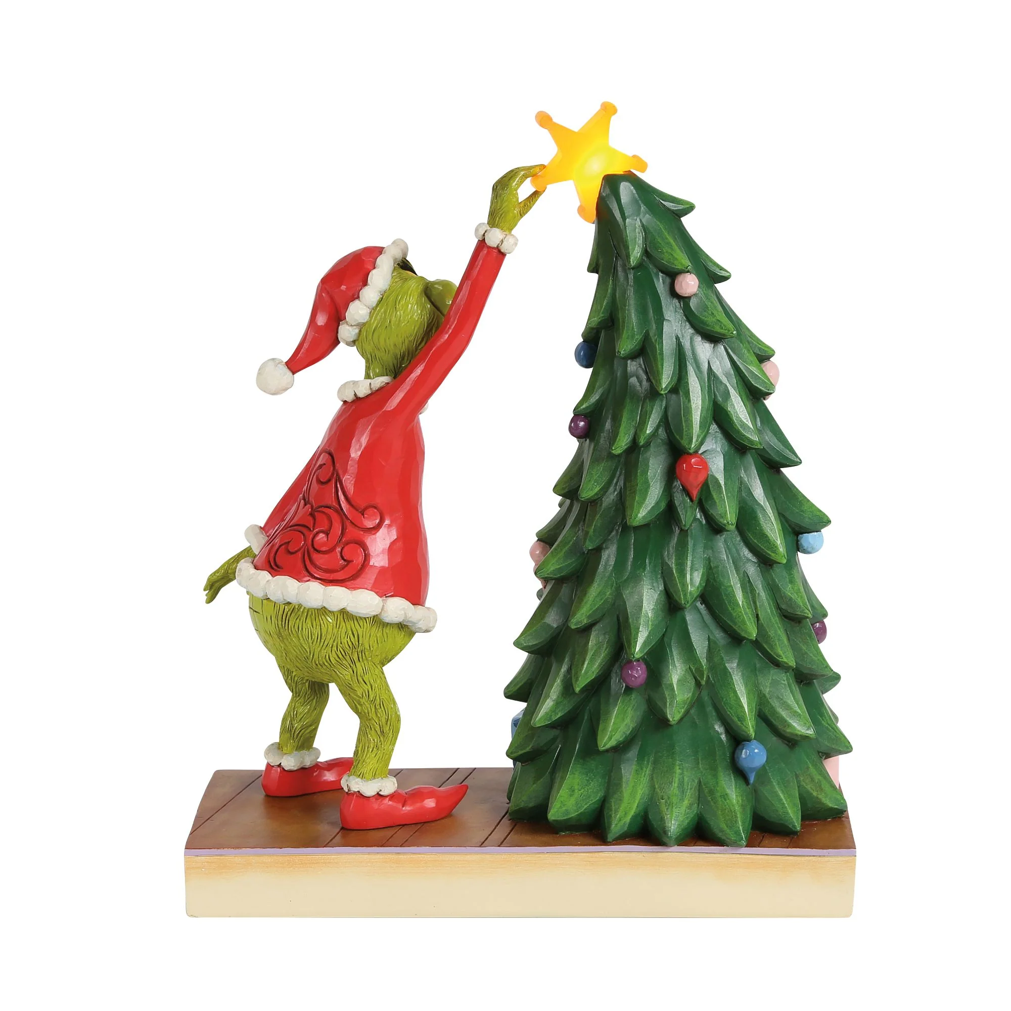Grinchy Pulling Tree Star Figurine - Image 4