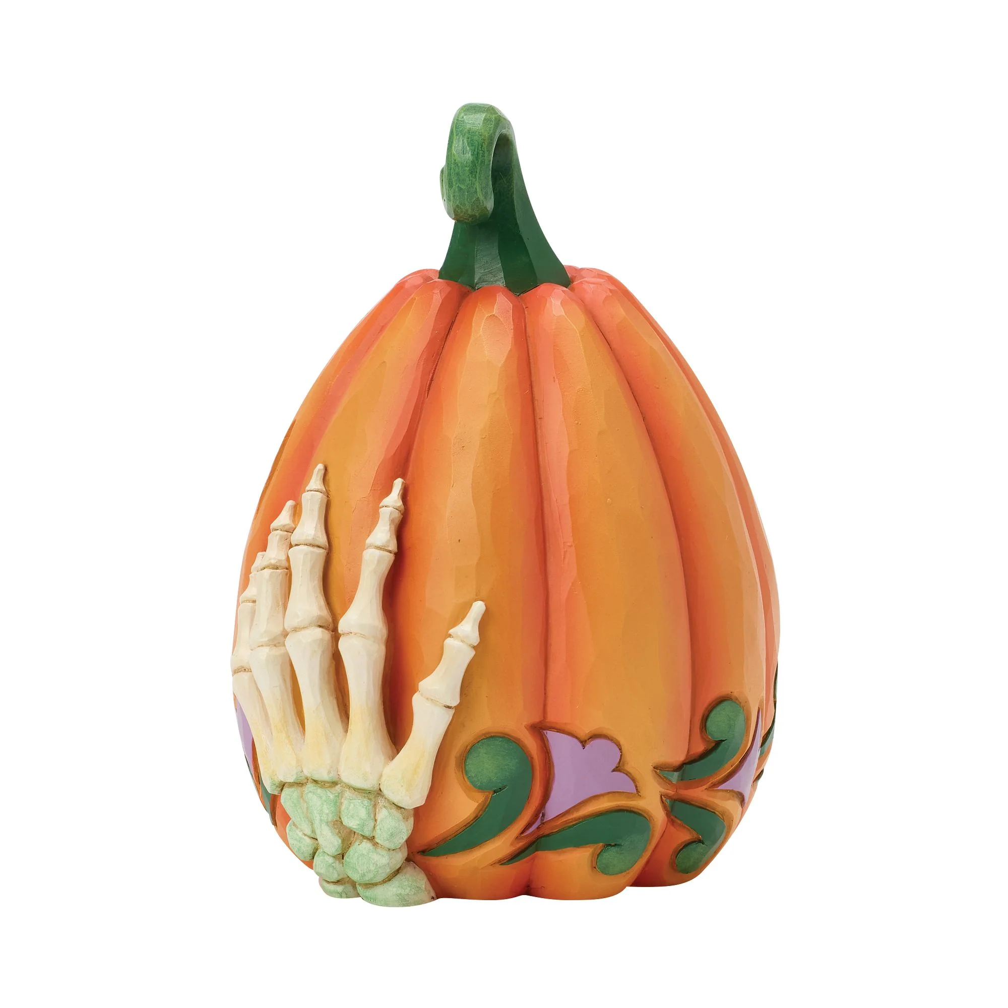 LED Jack-o-Lantern with Skeleton Hands - Image 3