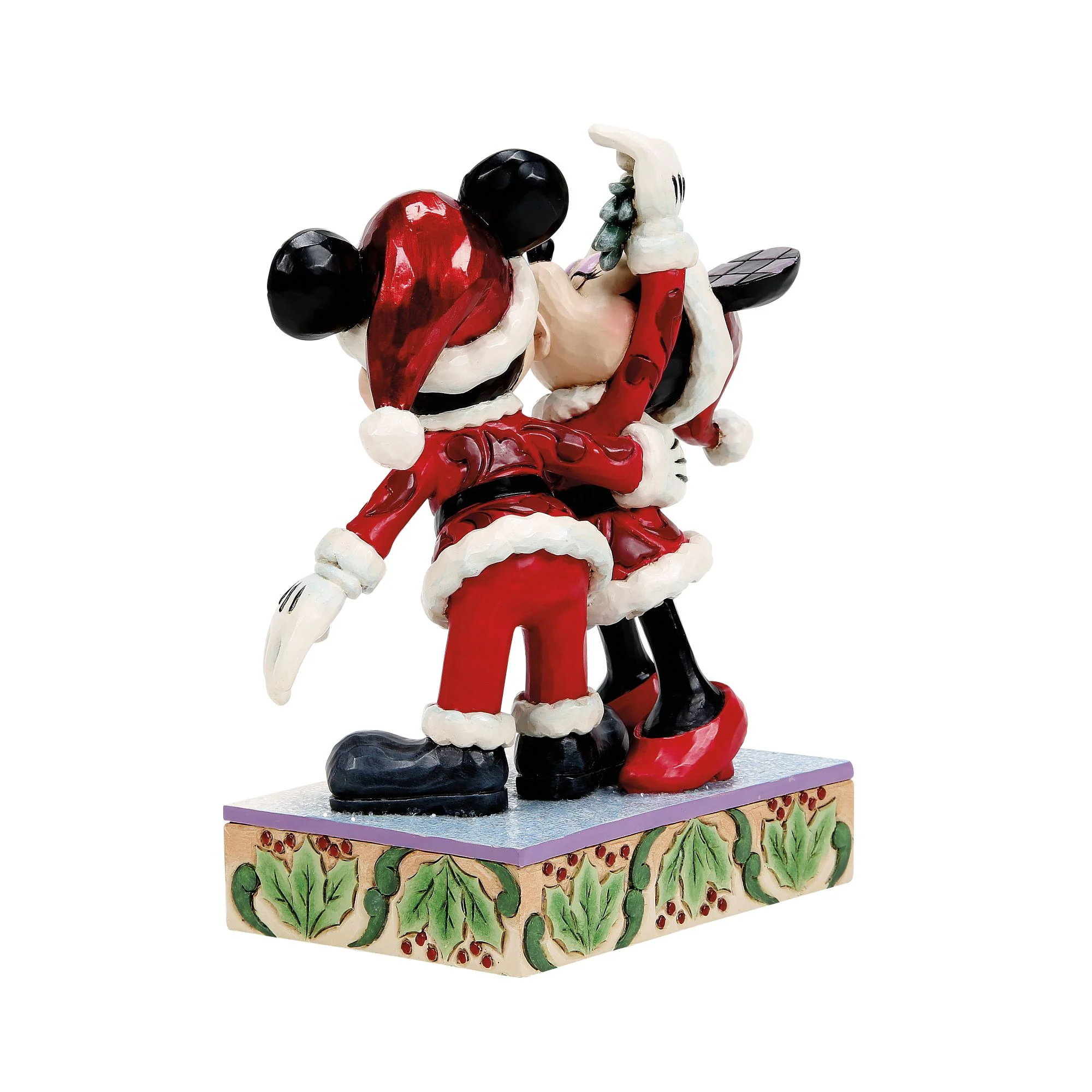 Mistletoe Moments (Mickey and Minnie Mistletoe Figurine) - Image 5