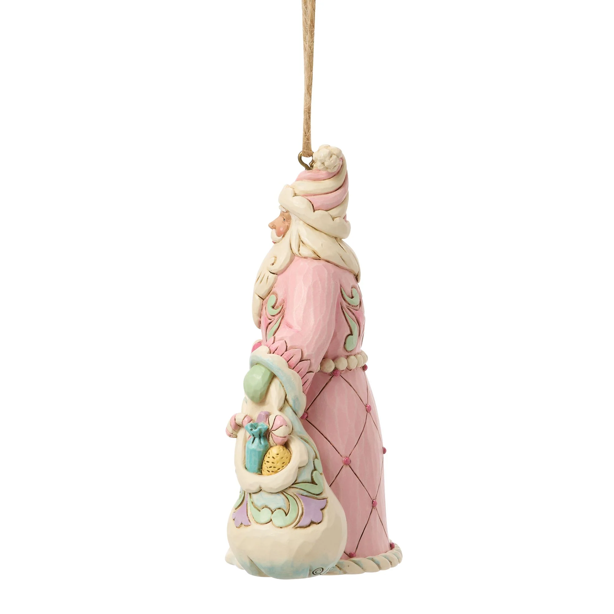 Sweets Santa with a Bag of Candy Hanging Ornament - Image 2