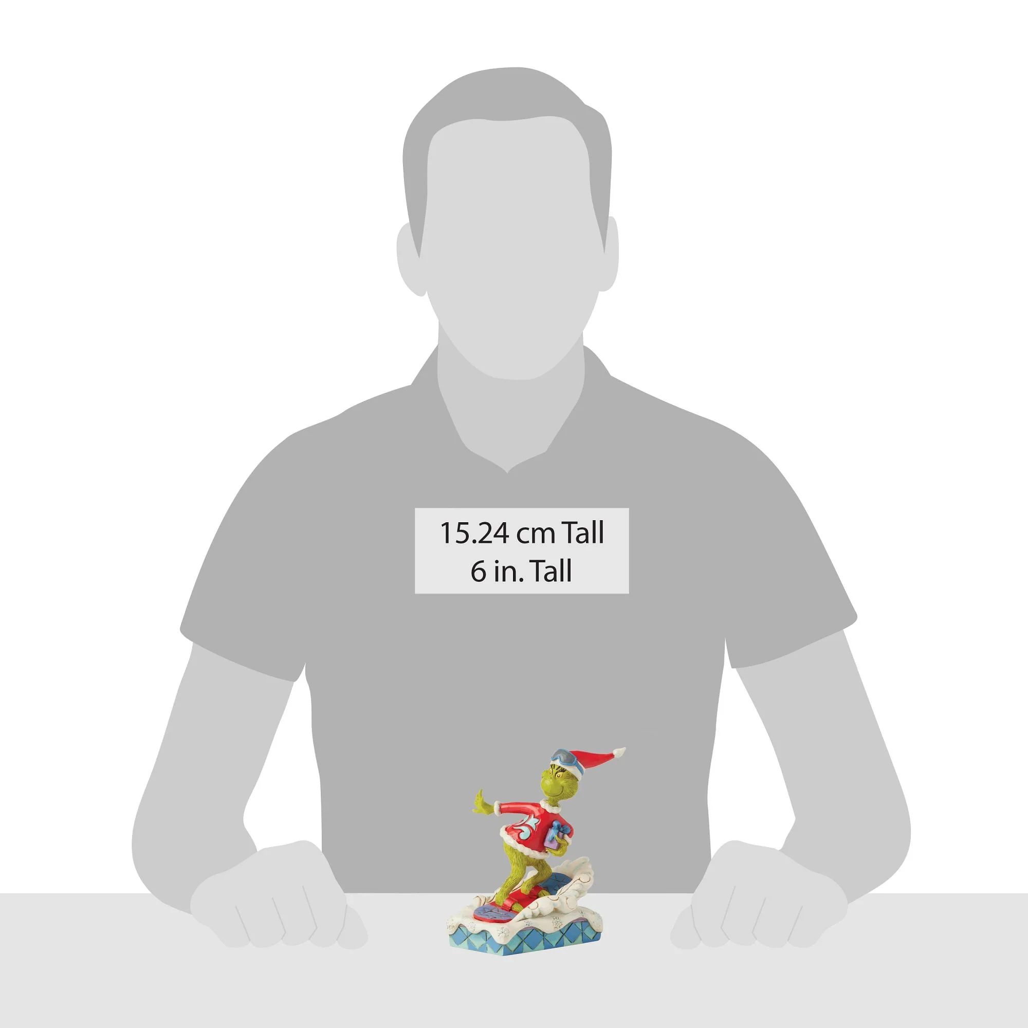 The Grinch Snowboarding Figurine - Image 7
