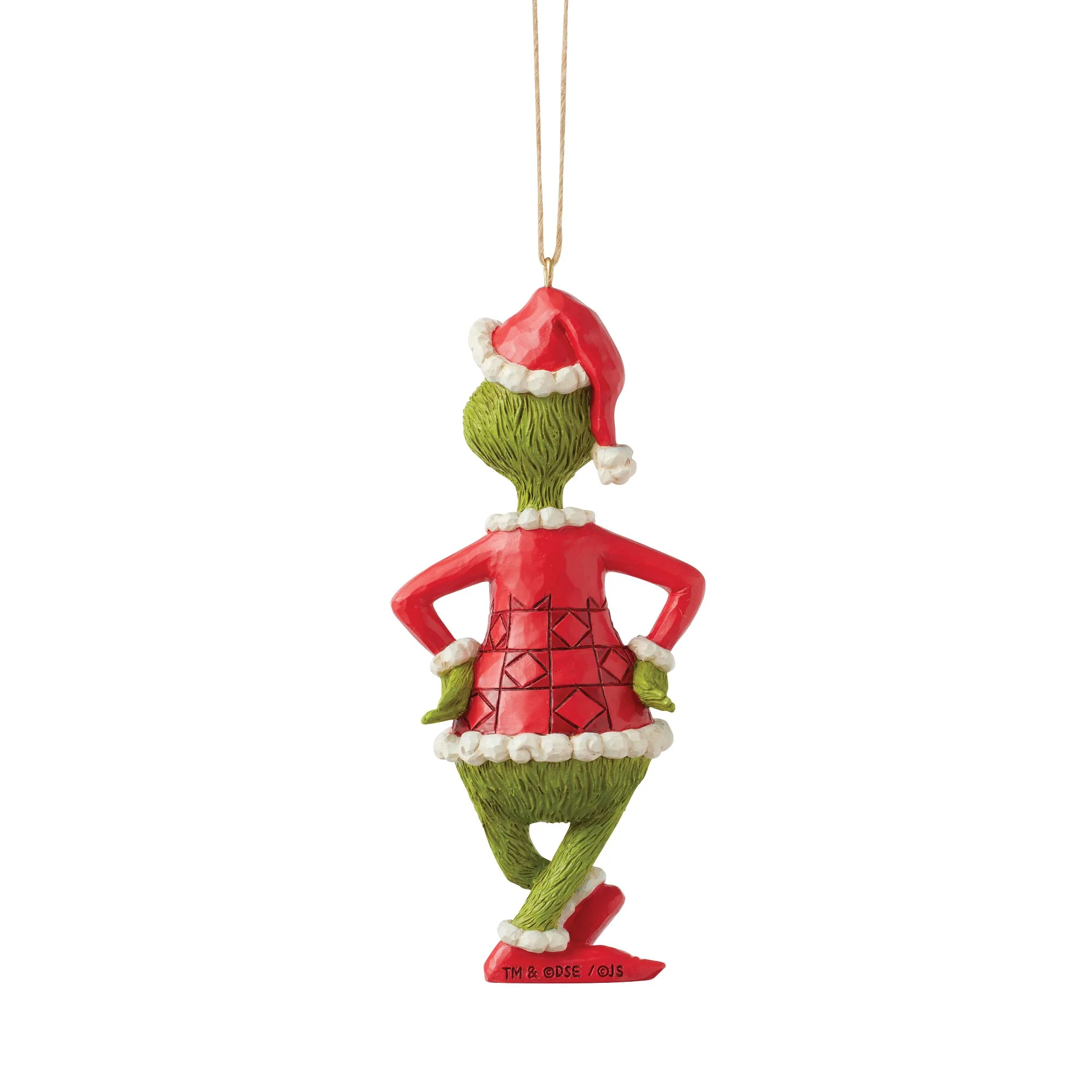 The Grinch with Hands on Hips Hanging Ornament - The Grinch by Jim Shore - Image 3