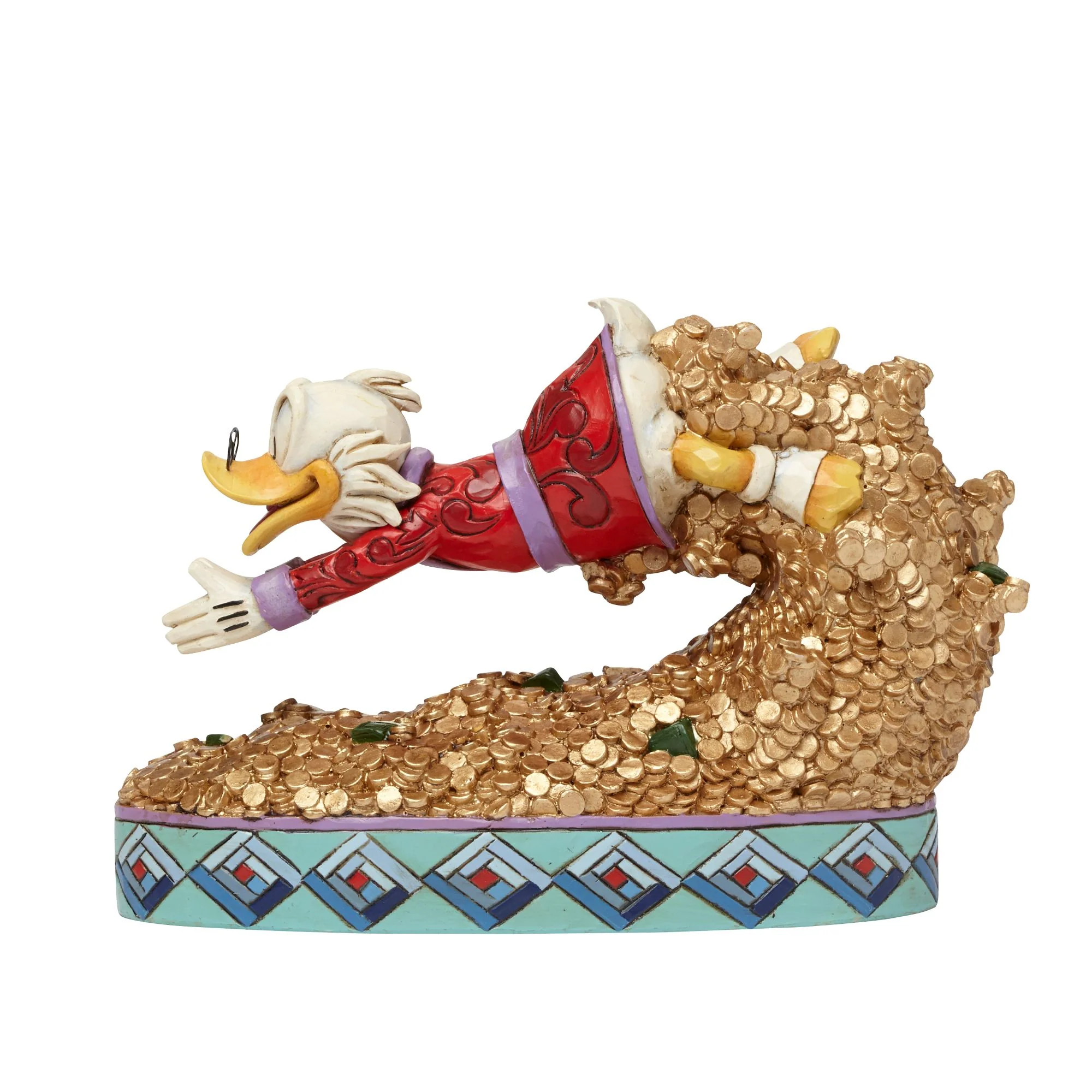 Treasure Dive - Scrooge McDuck Figurine - Disney Traditions by Jim Shore - Image 3